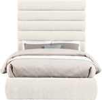 Adam - Chenille Fabric Bed With 70.5" Headboard