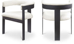 Romeo - Faux Leather Dining Chair With Black Base (Set of 2)