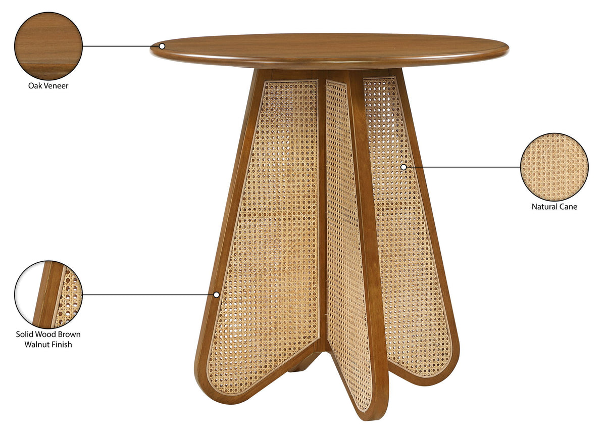 Butterfly - Solid Wood And Natural Cane Table