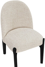 Torino - Upholstered Dining Chair With Brushed Black Base (Set of 2)