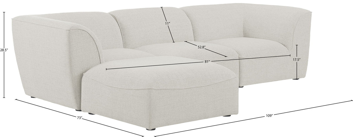 Miramar - 4 Piece Modular Sectional
