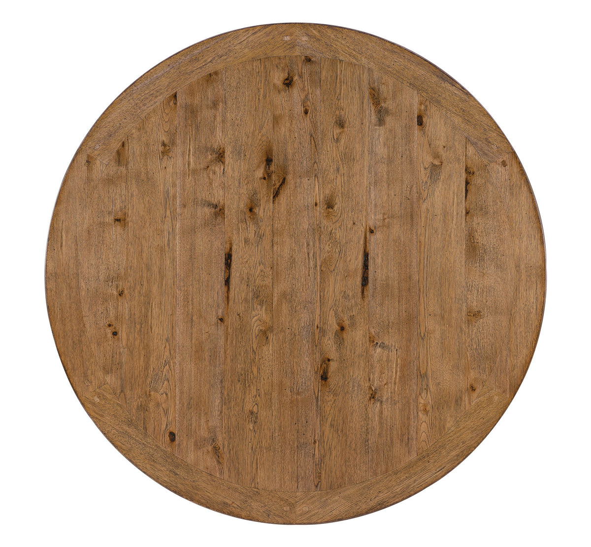 Big Sky - Round Dining Table - Light Brown / Black