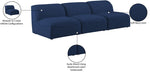 Miramar - 3 Seat Armless Modular Sofa