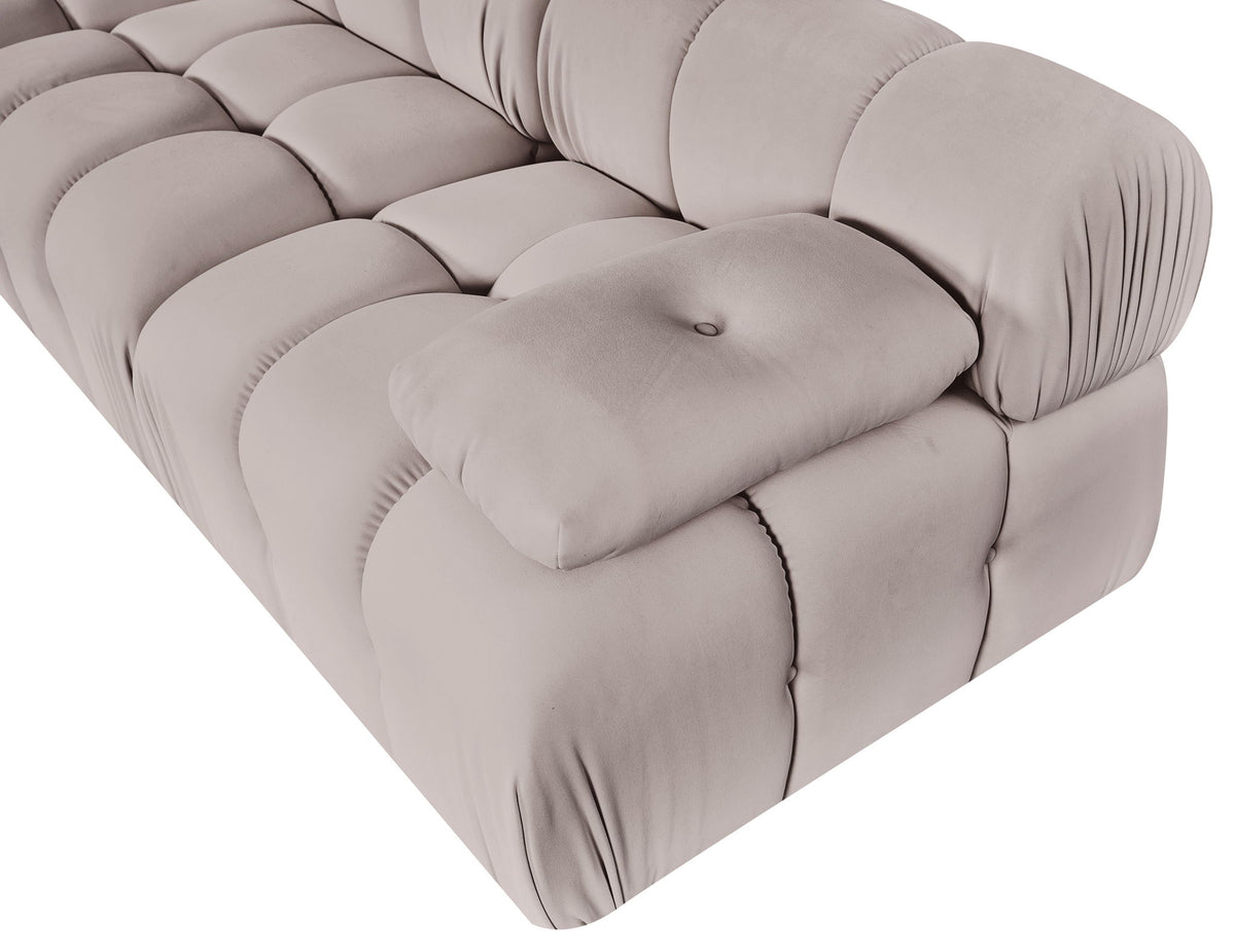 Orin - Velvet 3 Piece Modular Sofa