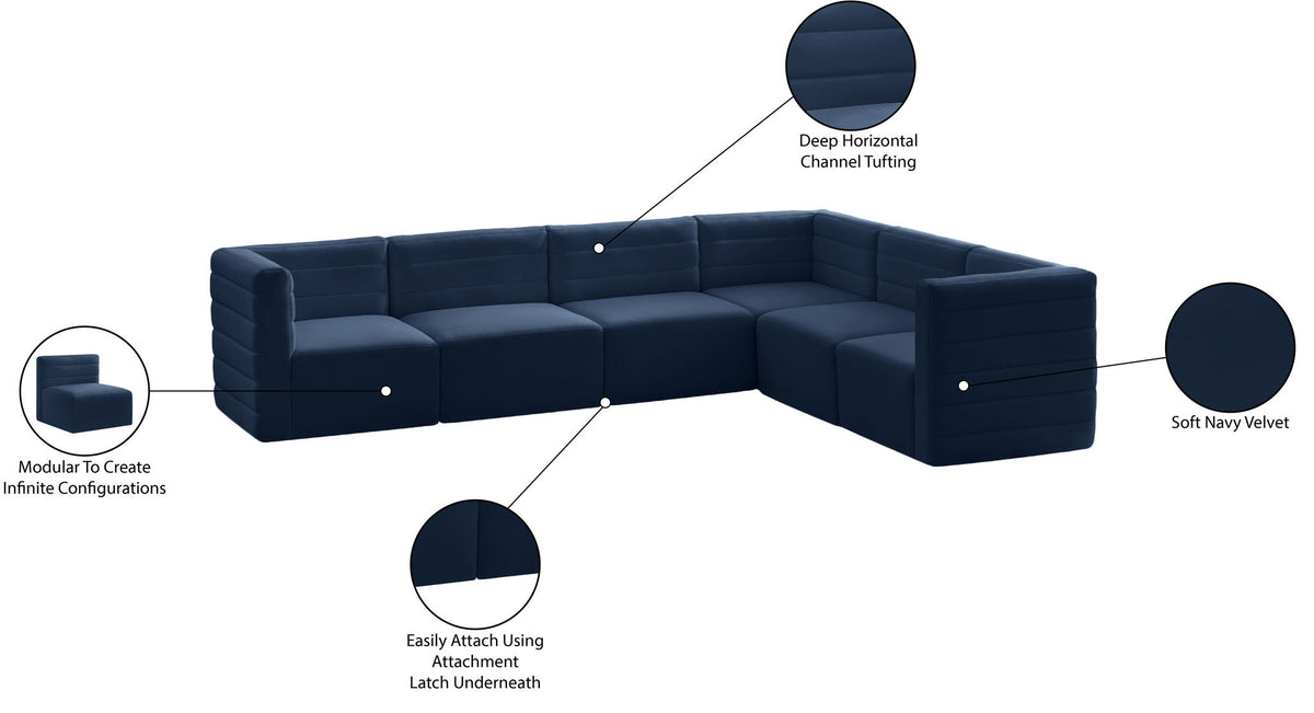 Quincy - 6 Piece Modular Sectional