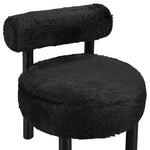 Ambre - Vegan Shearling Fabric Upholstered Accent Chair