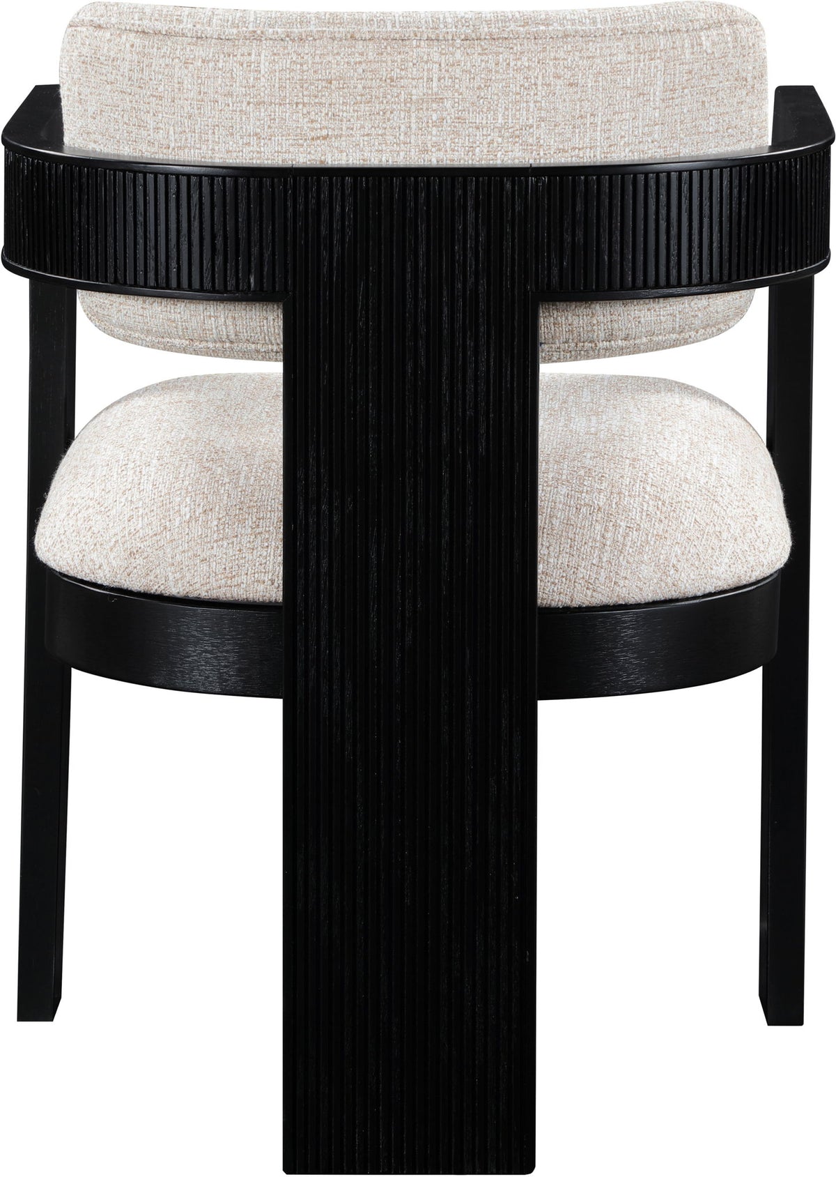 Sacha - Linen Dining Chair With Black Base (Set of 2)