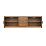 Lincoln - Large Entertainment Base - Warm Walnut