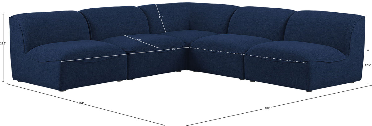 Miramar - 5 Piece Modular Sectional