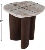 Puglia - Marble Top And Oak Wood Base Table