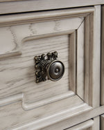 Bruchandi - Three Drawer Night Stand - Antique White