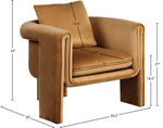 Sloan - Accent Chair - Saddle