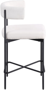 Rivage - Durable Stool With Black Frame (Set of 2)