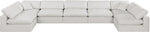 Comfy - 7 Piece Linen Modular Armless Sectional