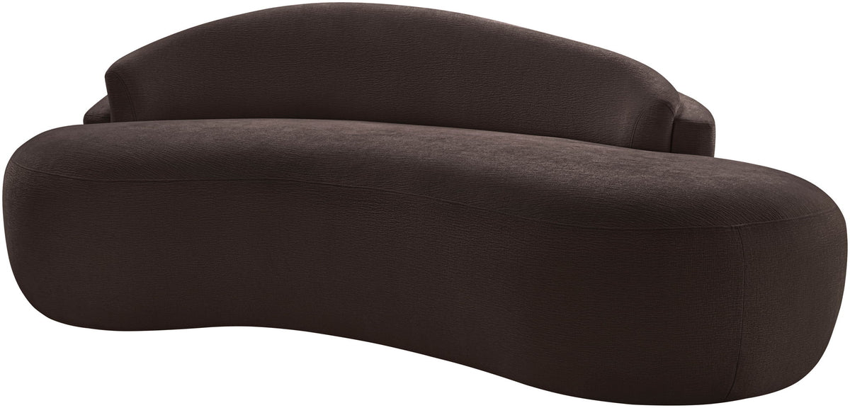Caspian - Chenille Fabric Upholstered Loveseat