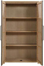 Vana - Solid Wood, Oak Veneer And Stainless Steel Storage Cabinet