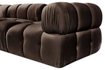Orin - Velvet Performance Fabric Upholstered 3 Piece Modular Sofa