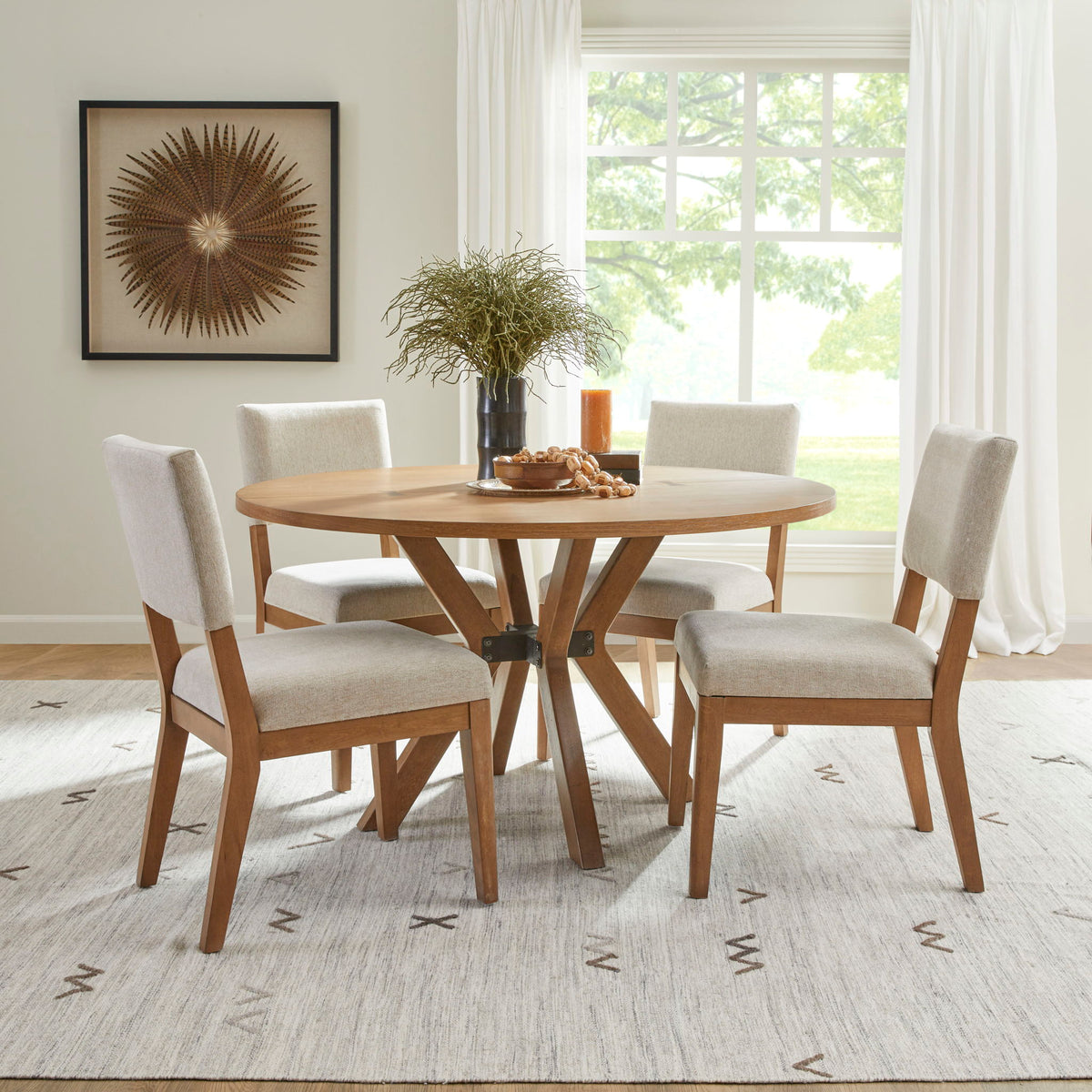 Millwork - Round Dining Table - Light Brown
