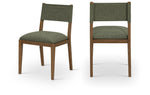 Avon - Linen Textured Performance Fabric Dining Side Chair (Set of 2)