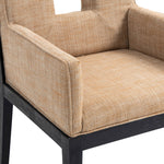 Gwendolyn - Dining Arm Chair With Black Frame