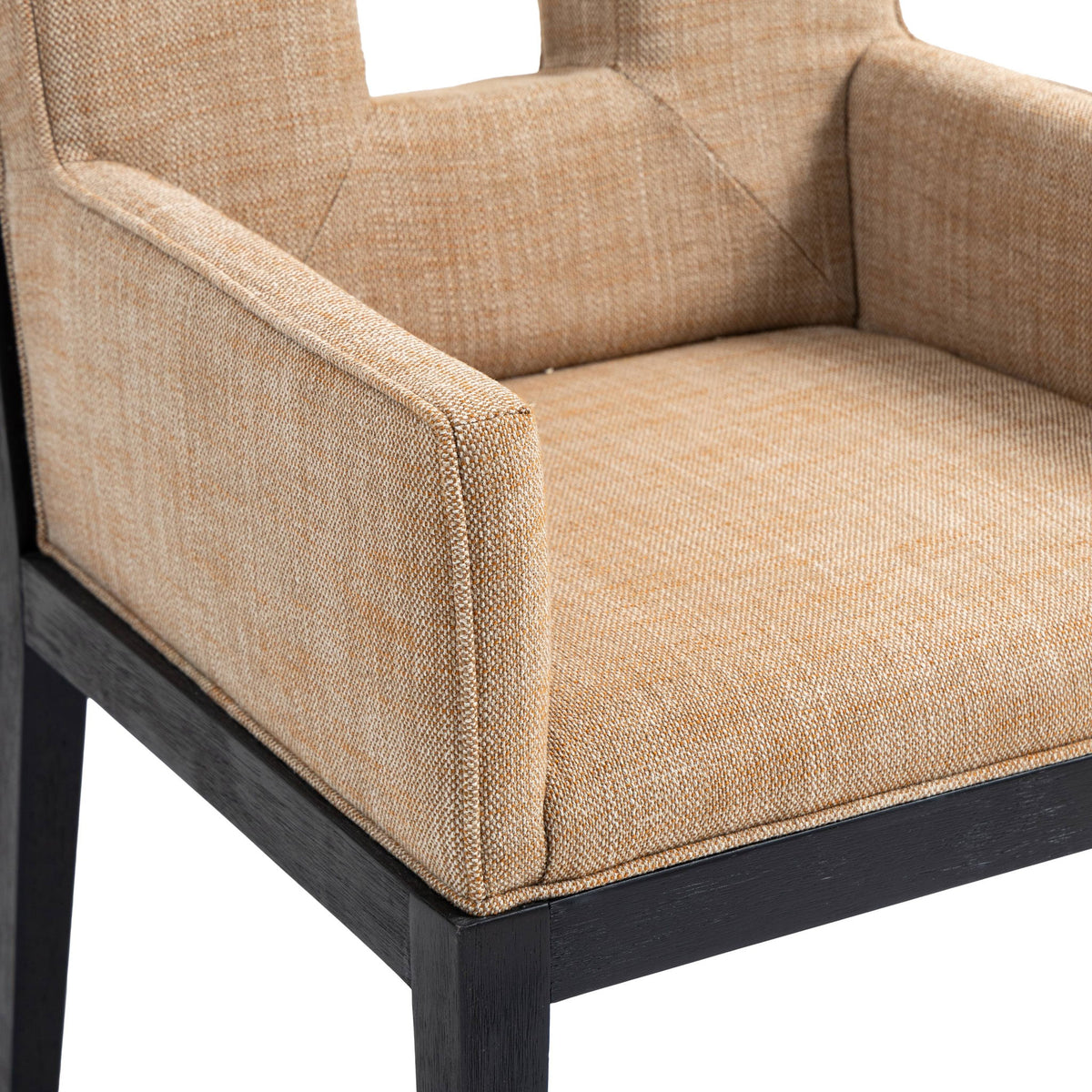 Gwendolyn - Dining Arm Chair With Black Frame