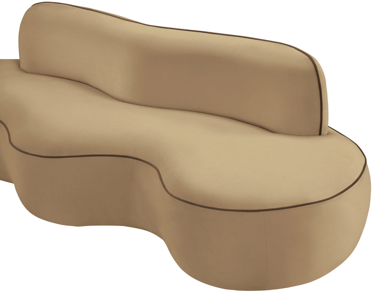 Swerve - Velvet 101" Upholstered Sofa