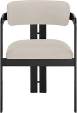 Aurum - Vegan Leather Upholstered Dining Chair (Set of 2) - Taupe