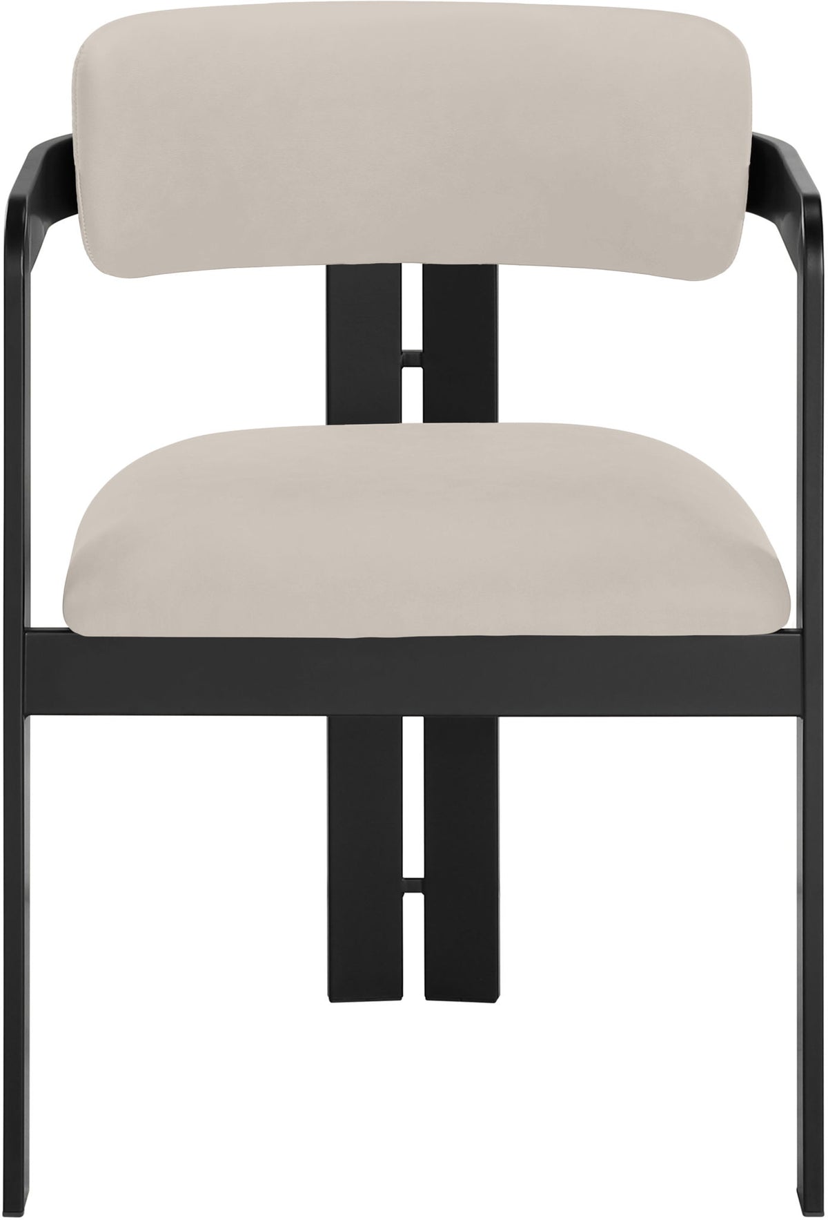 Aurum - Vegan Leather Upholstered Dining Chair (Set of 2) - Taupe