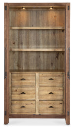 Vineyard Row - Display Cabinet - Light Brown