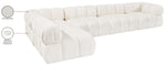 Orin - Velvet 5 Piece Modular Sectional