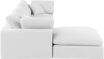 Comfy - 4 Piece Linen Fabric Modular Sectional With Chaise