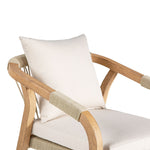 Delfina - 5-Piece Outdoor Bar Dining Set - Natural Eucalyptus