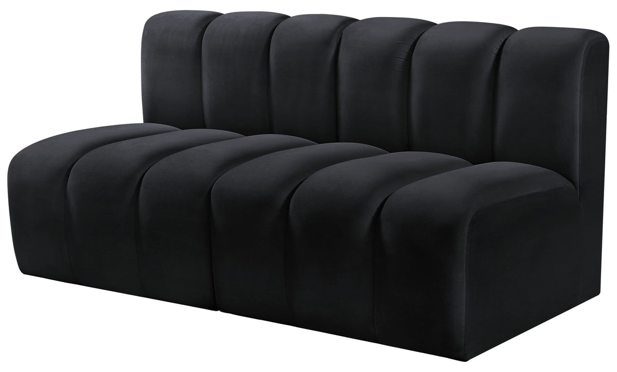 Arc - Velvet 2 Seats Modular Sofa