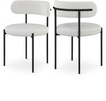 Beacon - Faux Leather Dining Chair With Black Legs (Set of 2)