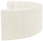 Arc - Velvet 4 Piece U-Shaped Modular Sofa