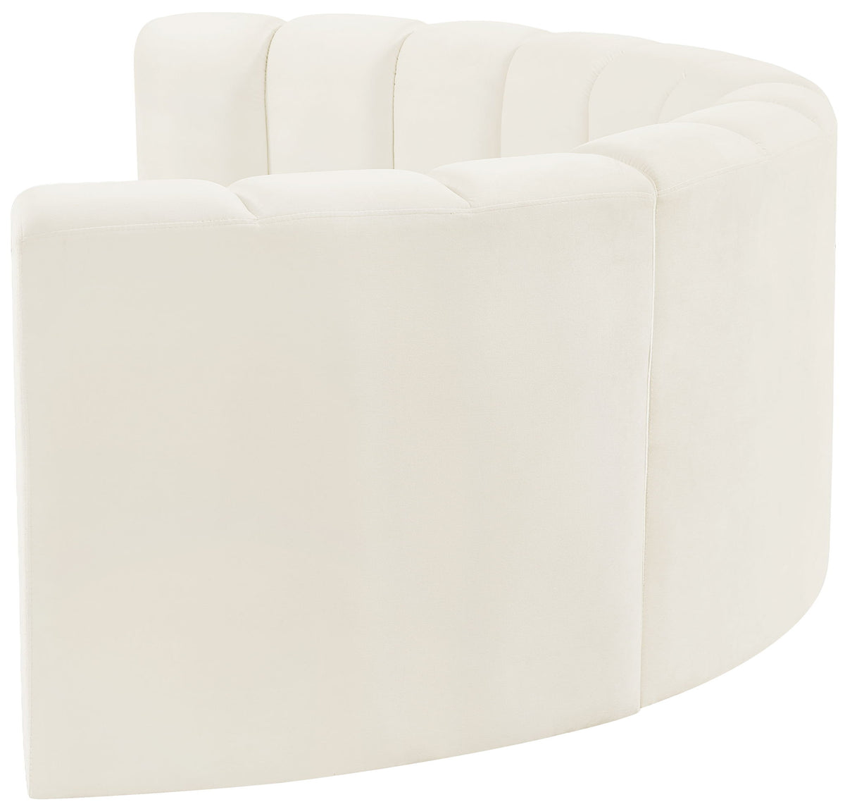 Arc - Velvet 4 Piece U-Shaped Modular Sofa