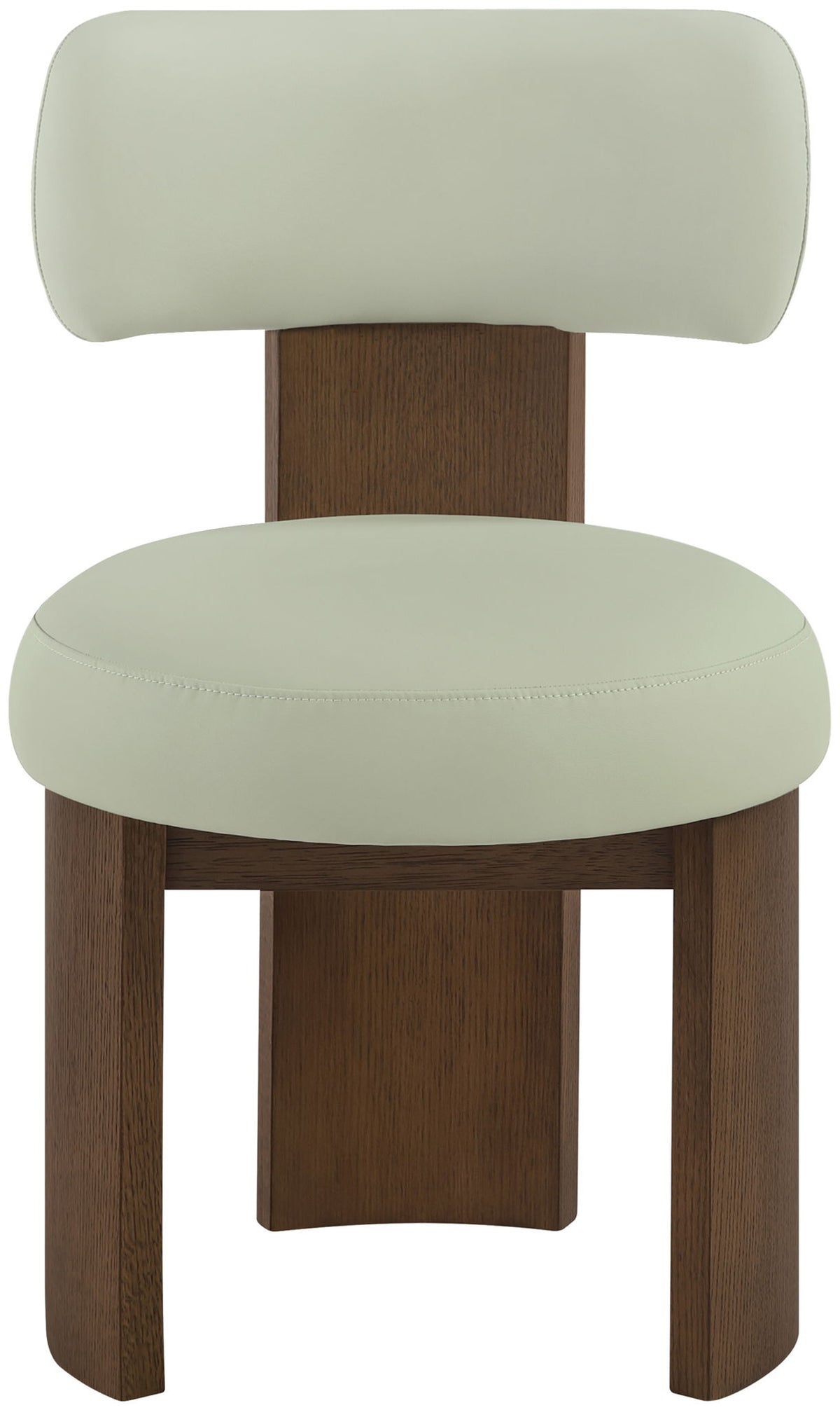 Atelier - Vegan Leather Upholstered Dining Chair (Set of 2) - Painted Brown Frame