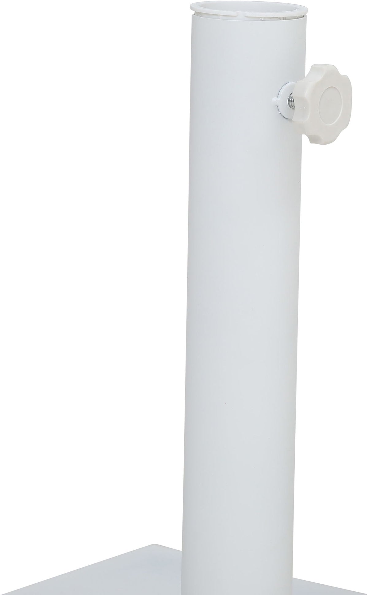 Fiji - Aluminum Patio Umbrella With Square White And Black Base