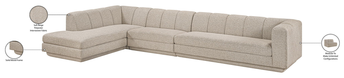 Modari - Sectional - Beige
