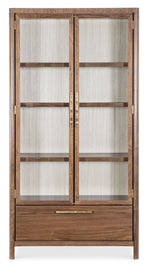 Eleana - Display Cabinet - Medium Wood