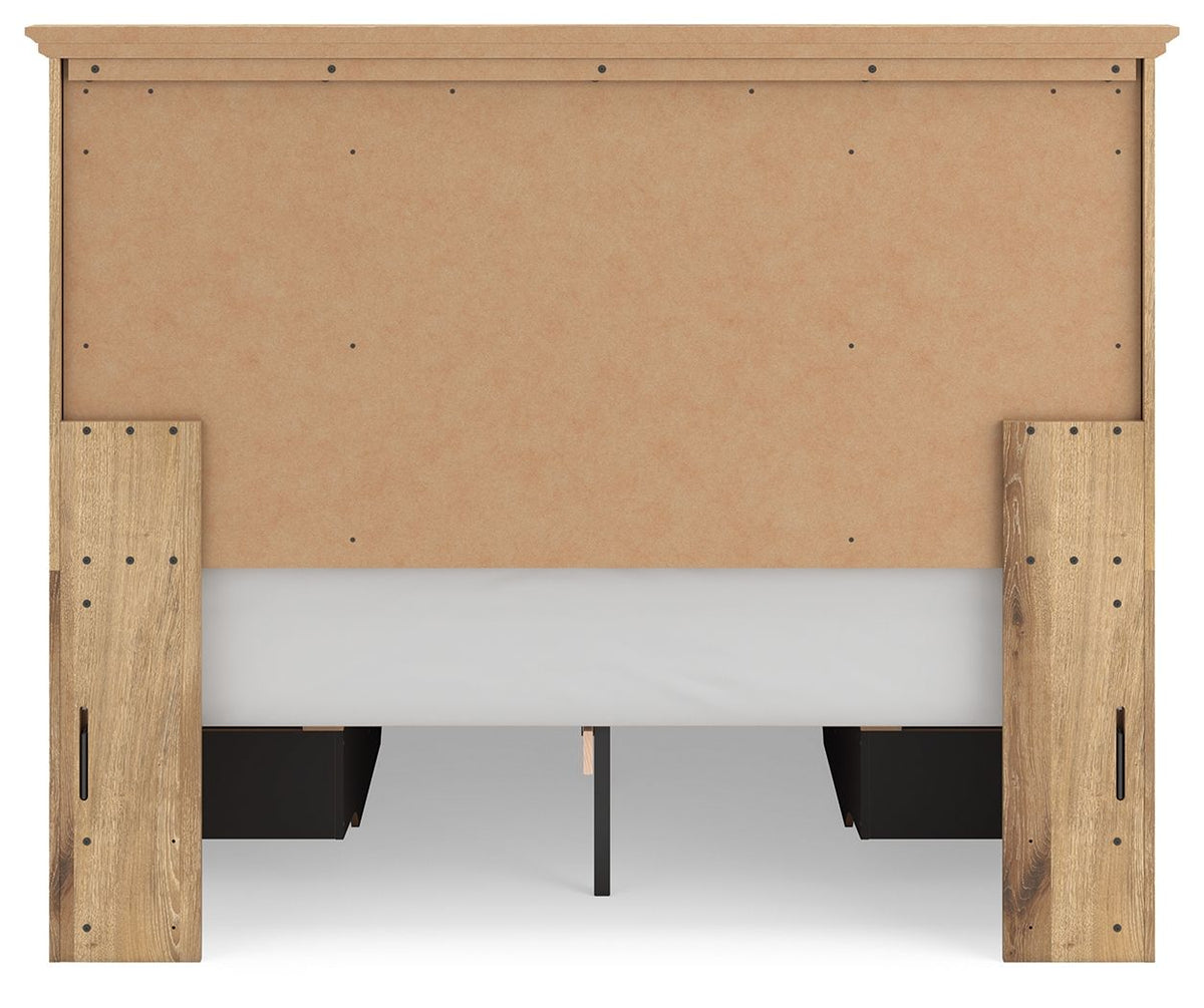 Makidern - Panel Storage Bed