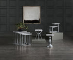 Melange - Georgie Side Table - Silver