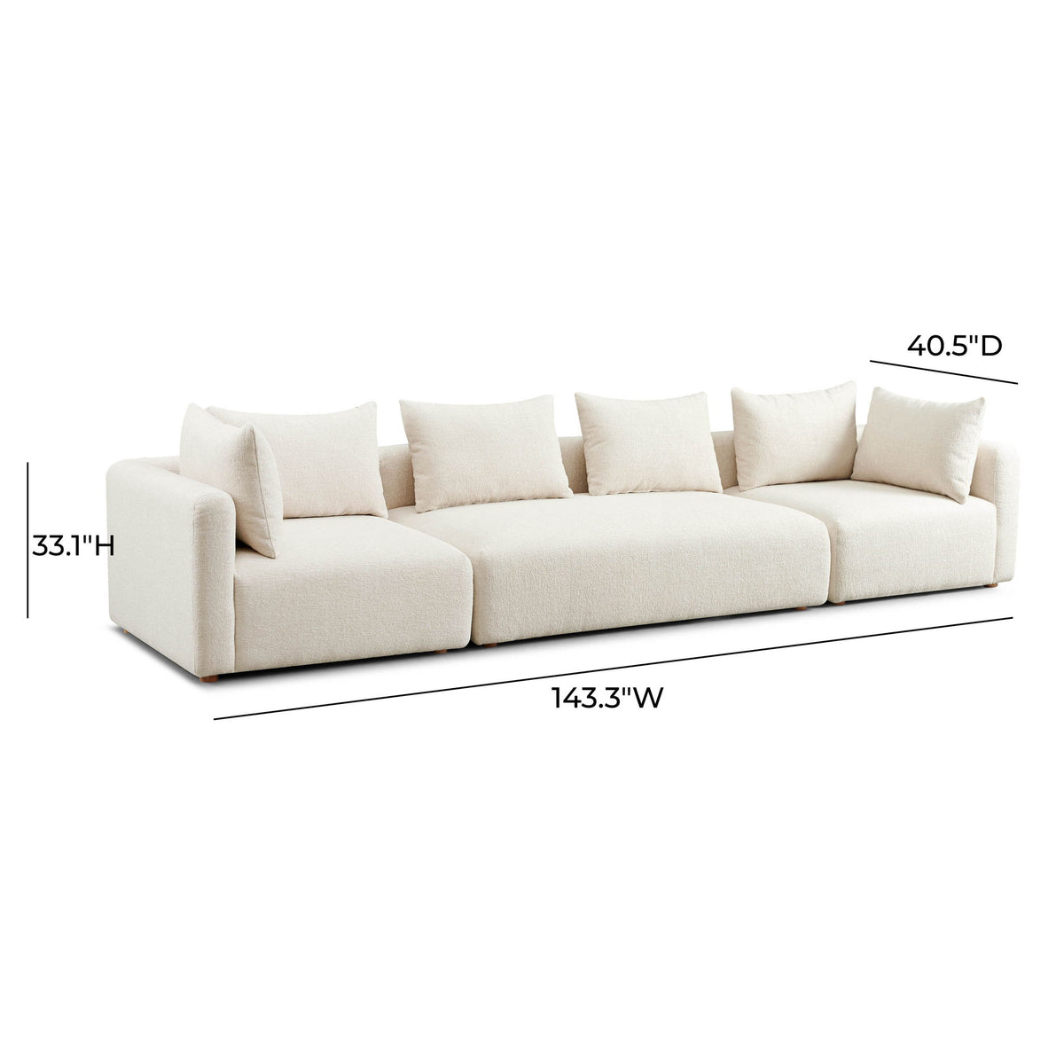 Hangover - Fabric Sofa - Cream
