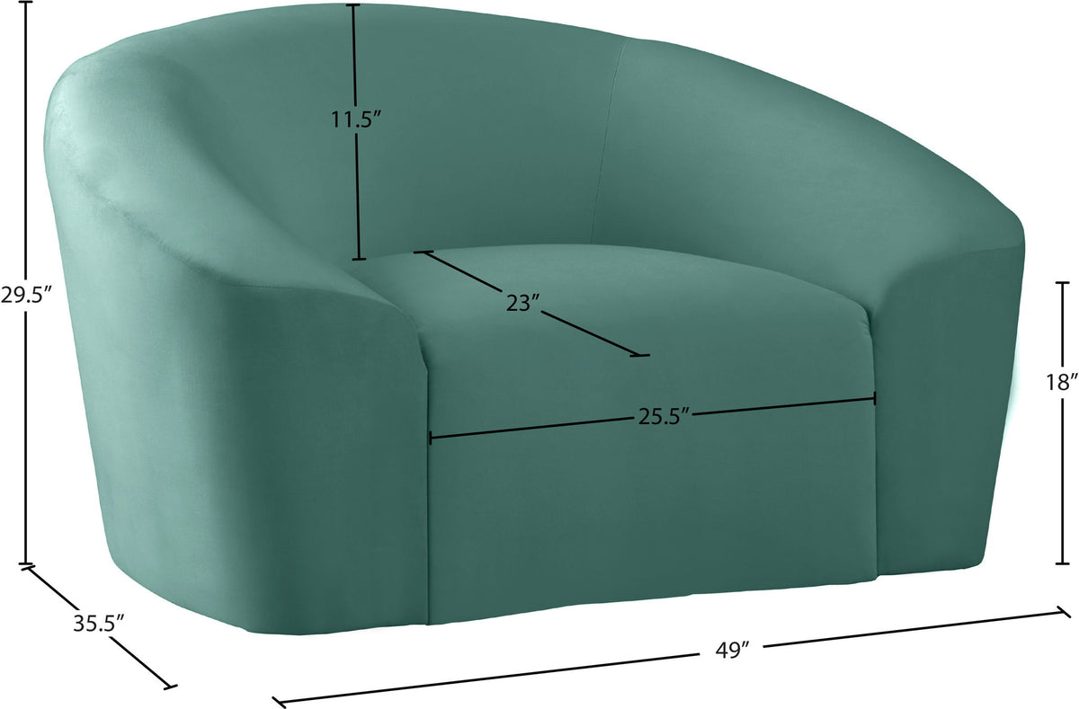 Riley - Velvet Arm Chair