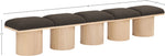 Pavilion - 5 Piece Modular Bench With Natural Base