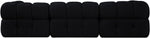 Orin - Velvet Performance Fabric Upholstered 3 Piece Modular Sofa