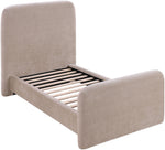 Fira - Chenille Fabric Upholstered Bed