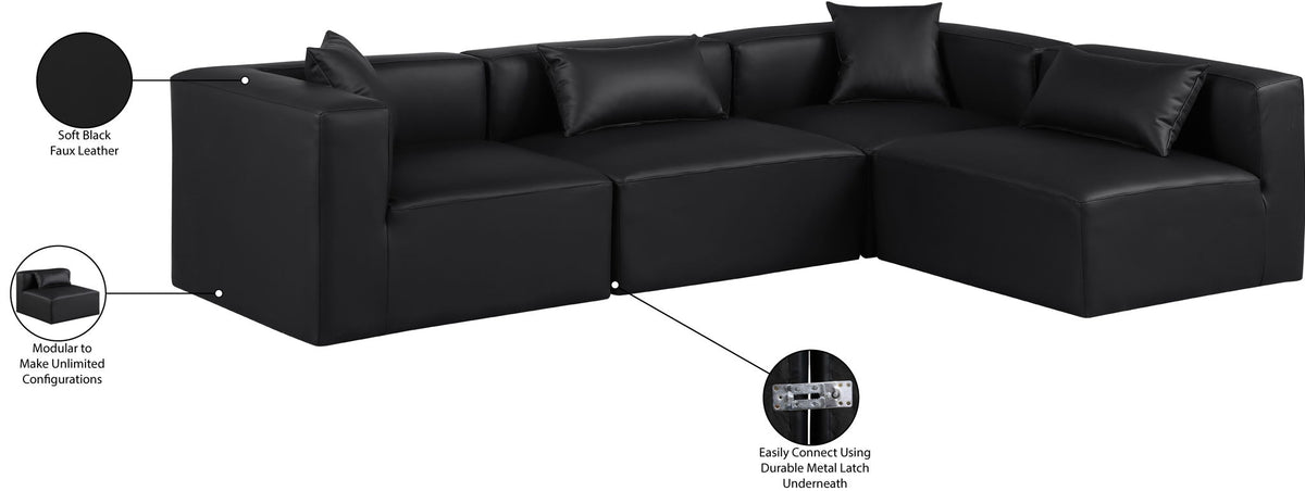 Cube - 4 Piece Modular Corner Sectional