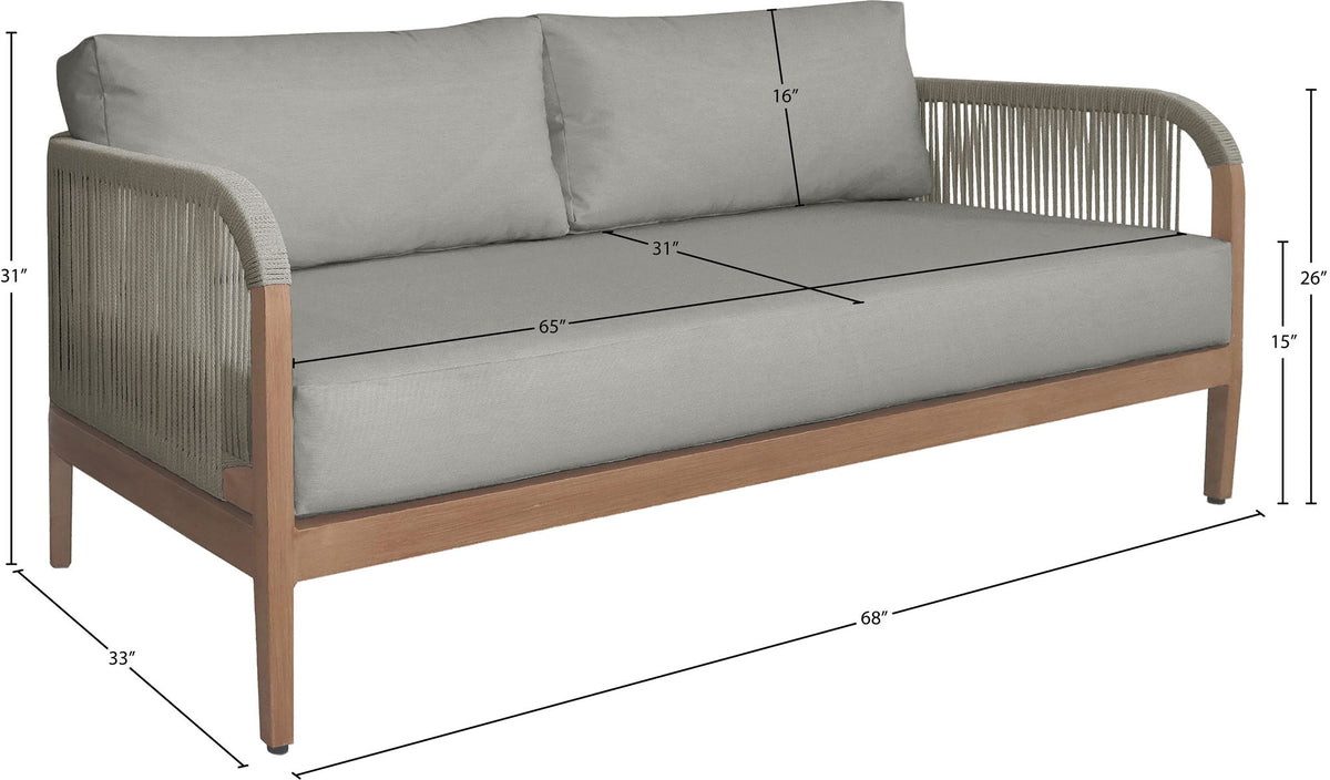 Maui - Water Resistant Outdoor Patio Loveseat