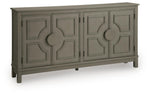 Darlock - Accent Cabinet - Warm Gray